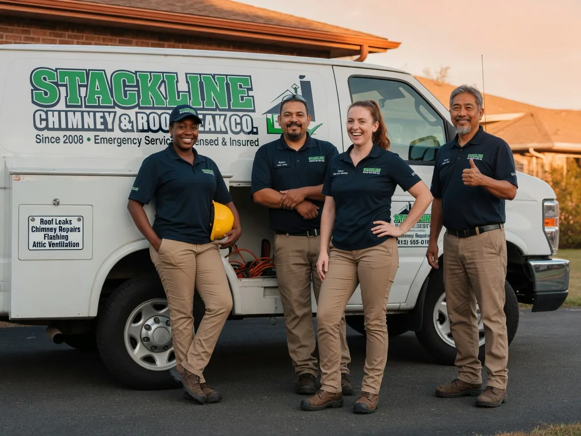 Chimney flashing repair company in Groveland, NY